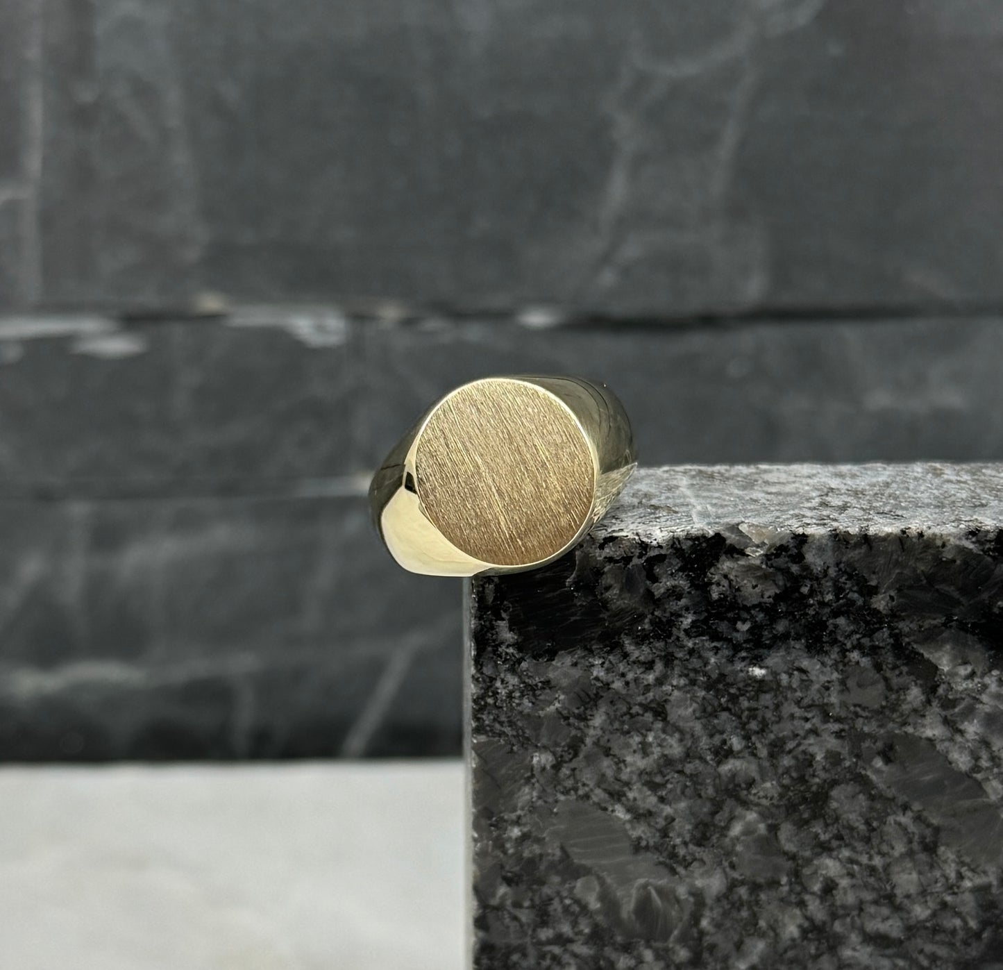 Round Signet Ring