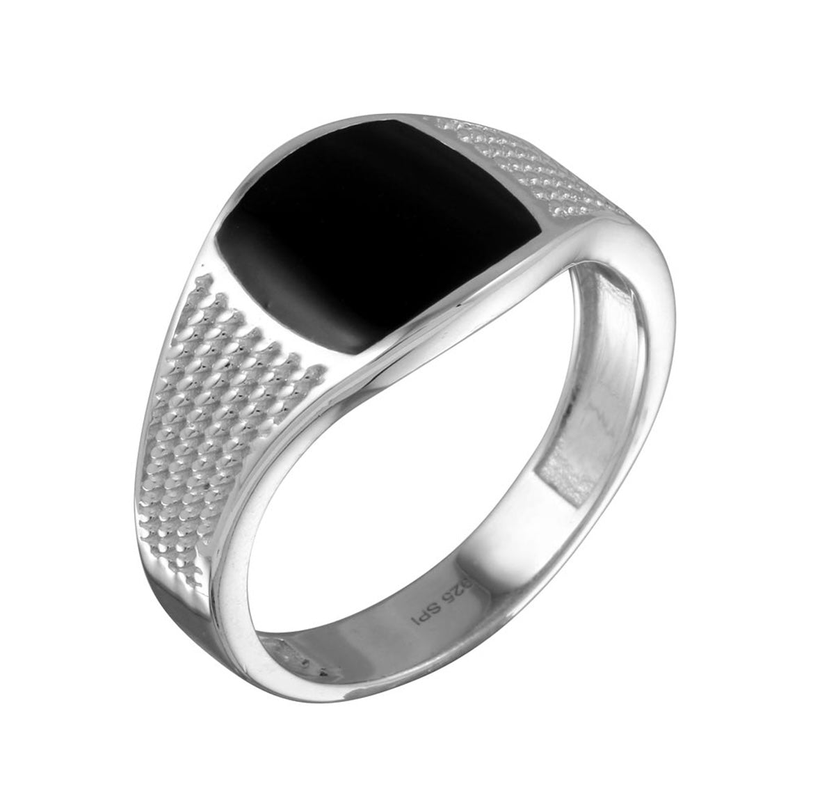 Black Enamel Rope Design