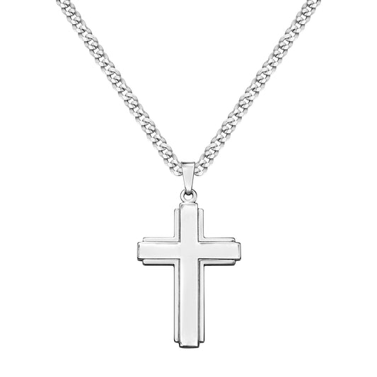 Cross Pendant & Chain (large)