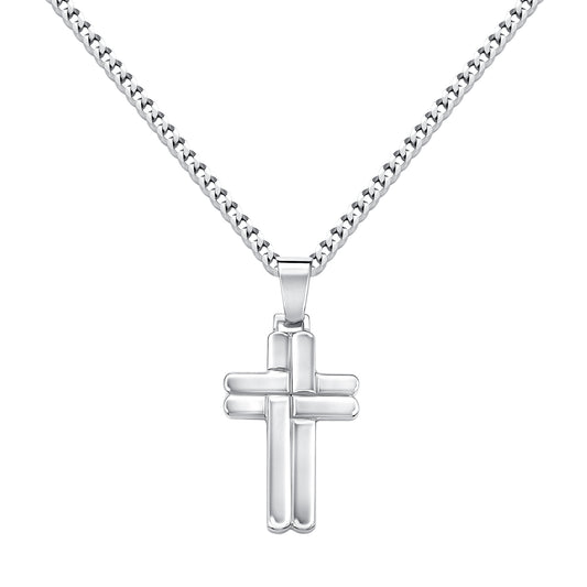 Cross Pendant & Chain (Medium)