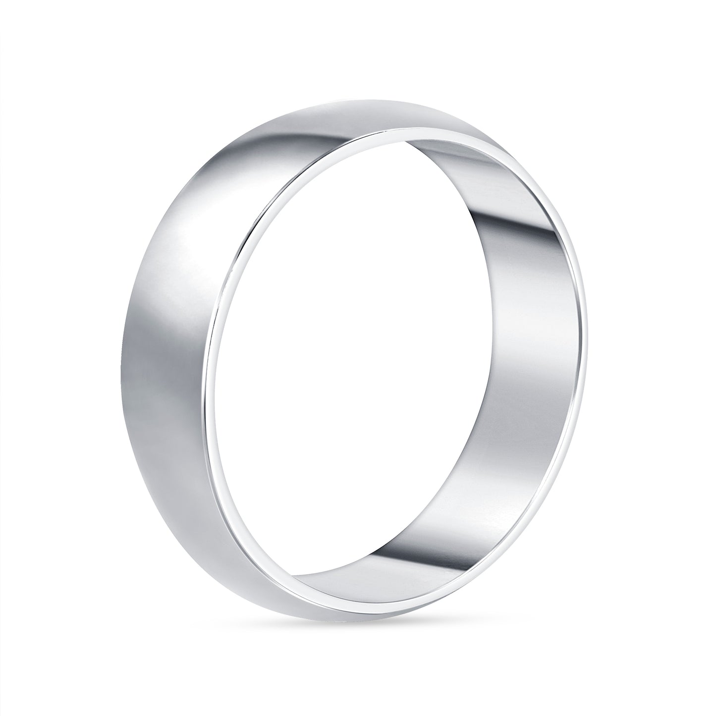 Rounded Silver Band