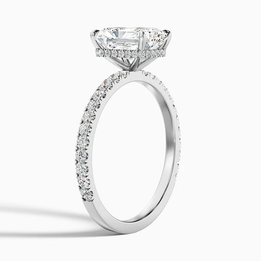 2CT RADIANT CUT WHITE GOLD