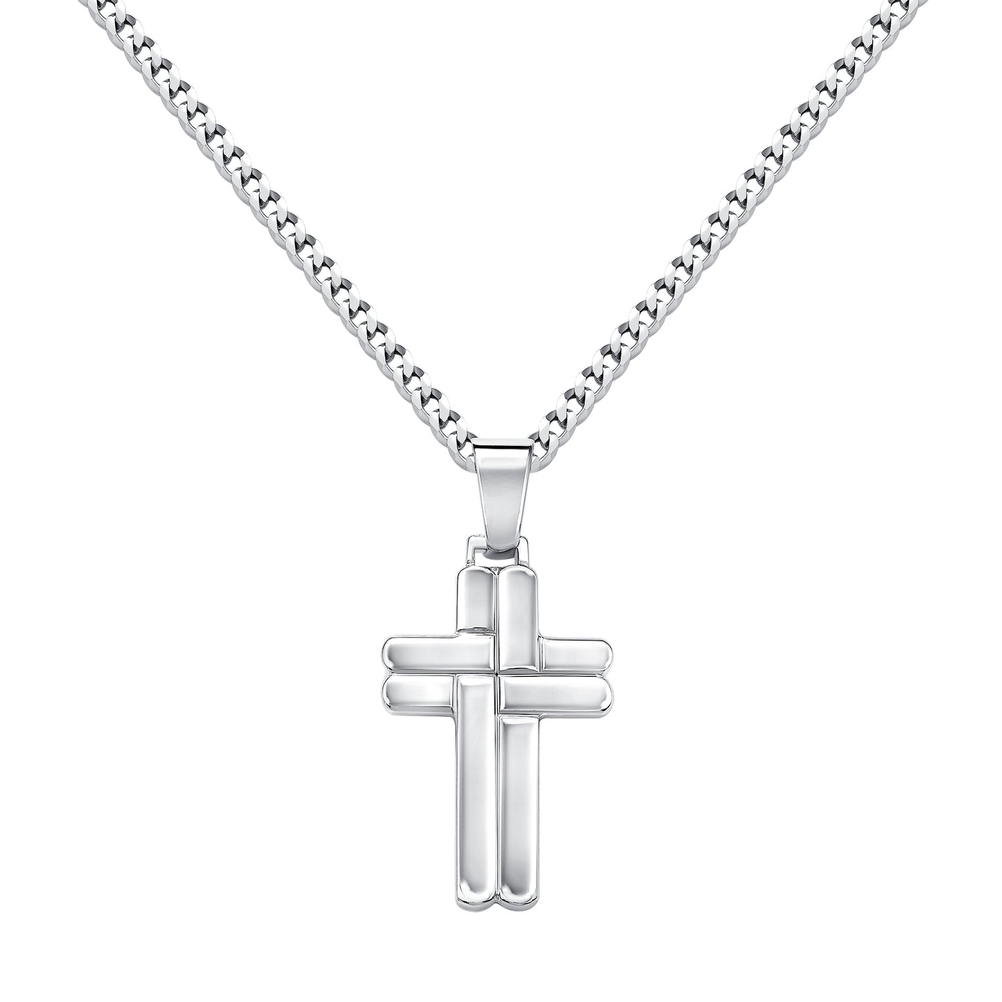 Cross Pendant & Chain (Medium)