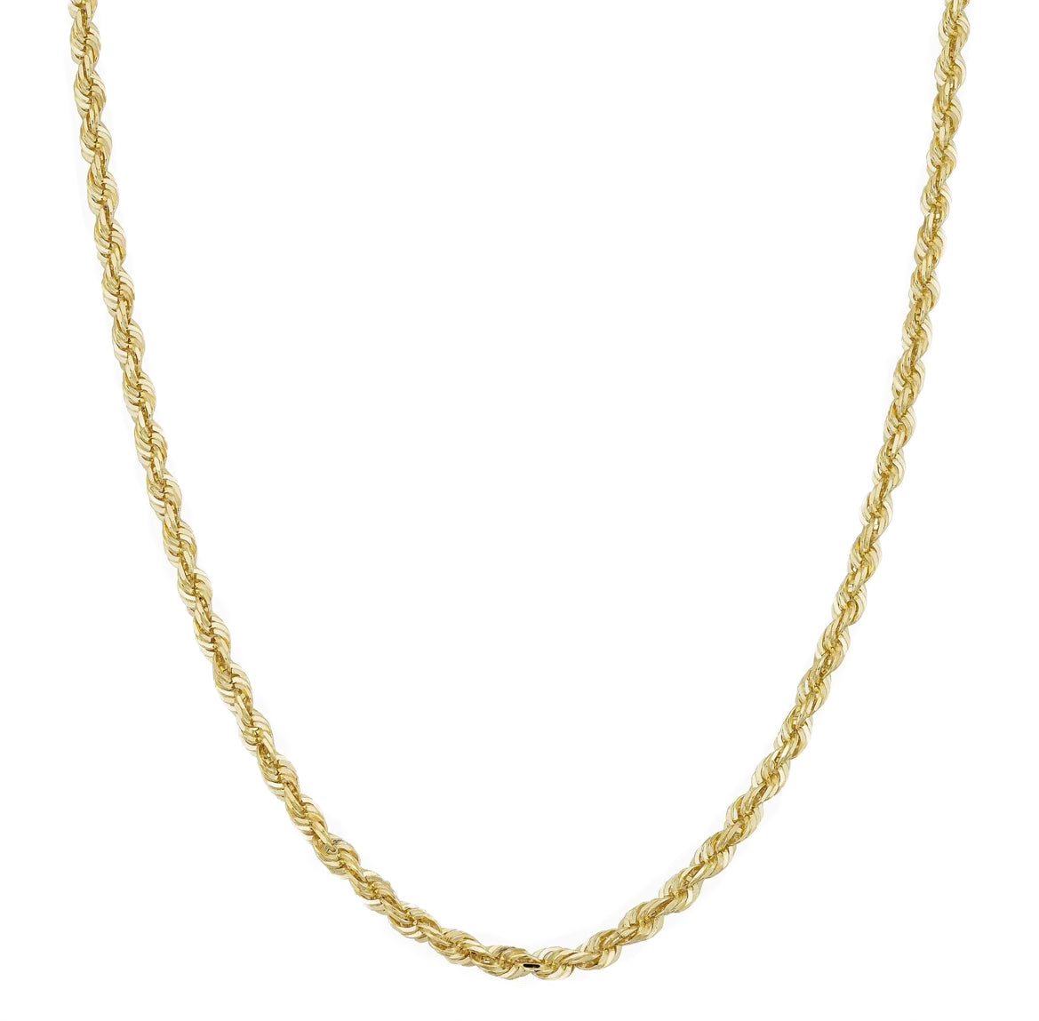 14k Rope Chain - Thin 2.5mm