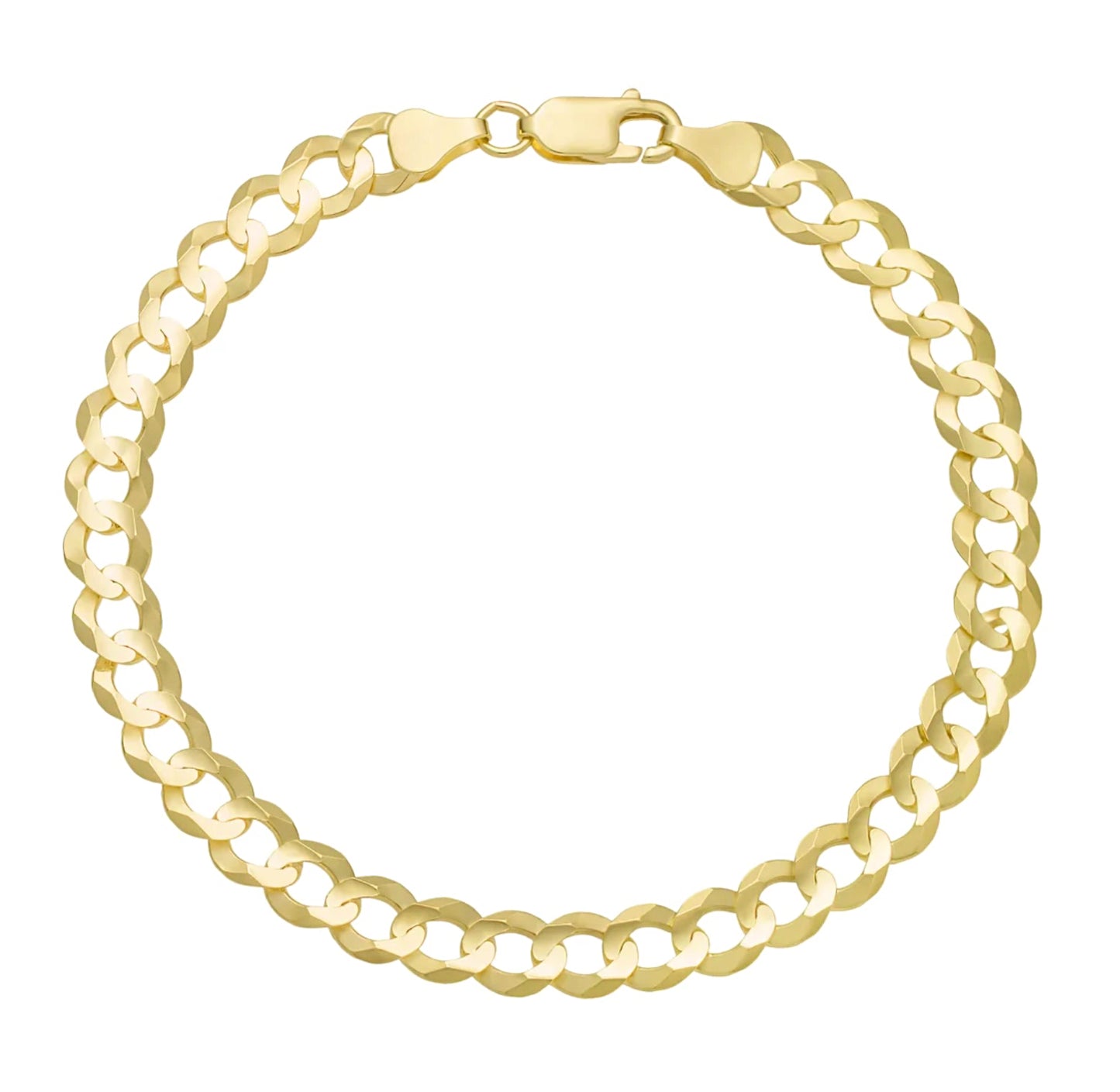 14k Classic Cuban Bracelet - 6.9mm