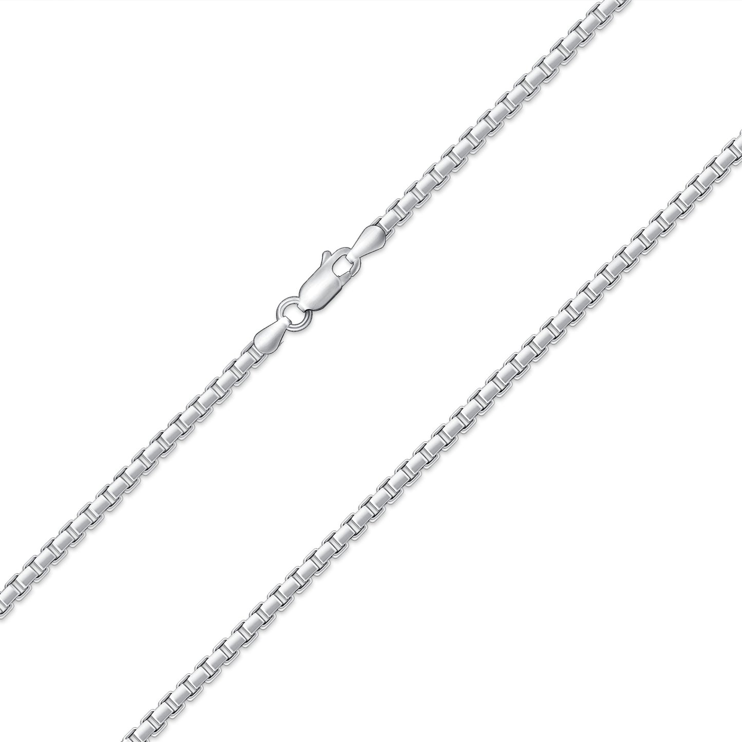 925 Silver Box Chain - 3mm