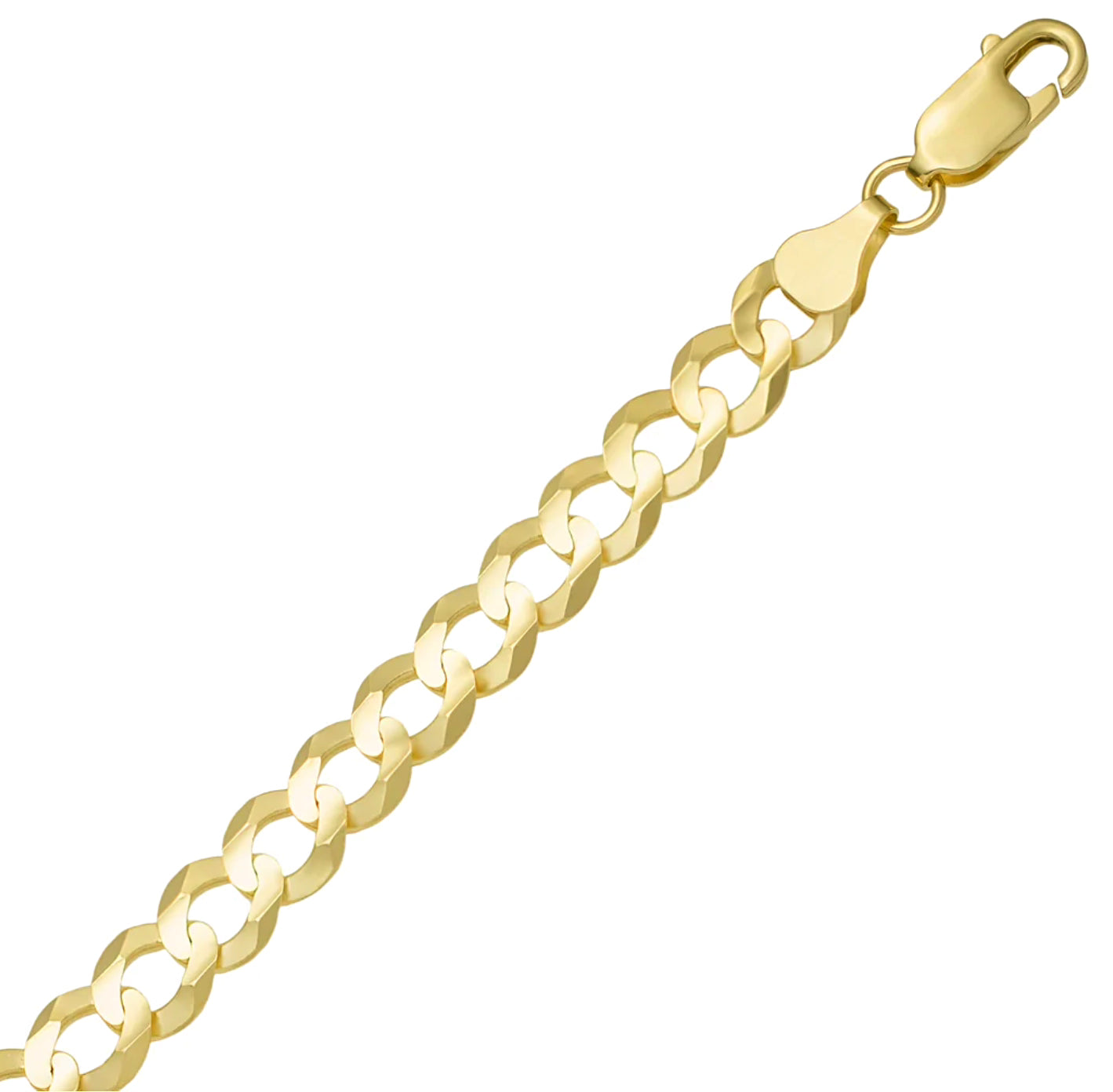 14k Classic Cuban Bracelet - 6.9mm